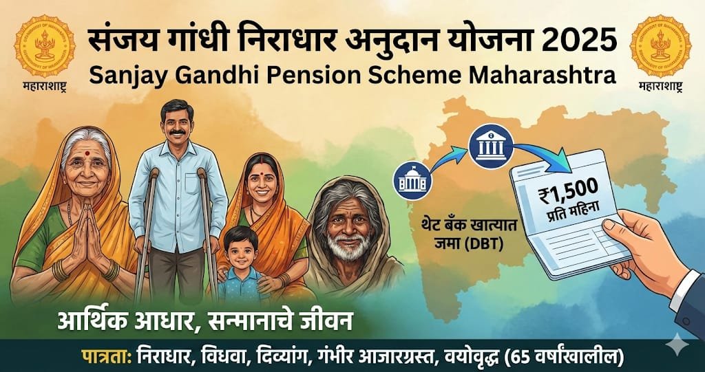 संजय गांधी निराधार अनुदान योजना 2025