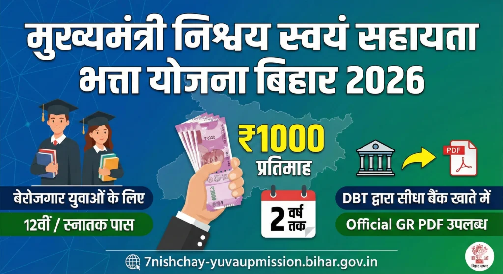 निश्चय स्वयं सहायता भत्ता योजना बिहार 2026