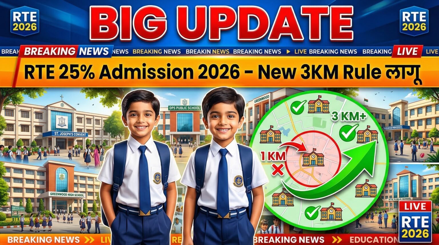 RTE Admission 2026: 31 मार्च अंतिम तारीख! लगेच अर्ज करा - Maha Scheme